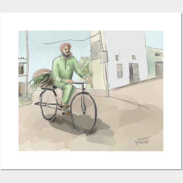 Punjabi Village 2 Wall Art by sukhpalgrewal